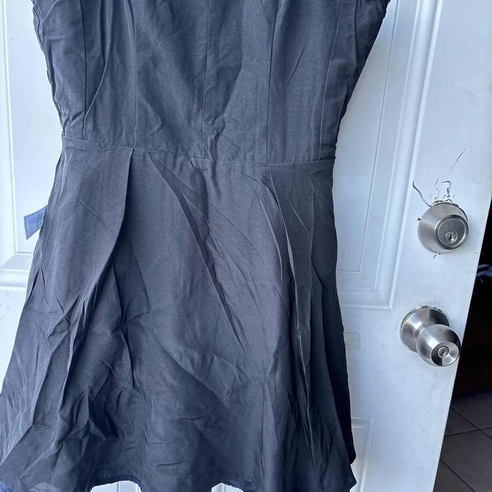 KEEPSAKE the Label Navy Strapless Textured Bustier Dress - Picture 6 of 10